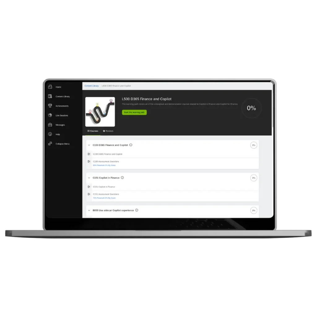 D365 Training Coupon Learning Path