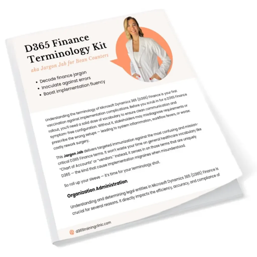 D365 Finance Terminology Kit Cover